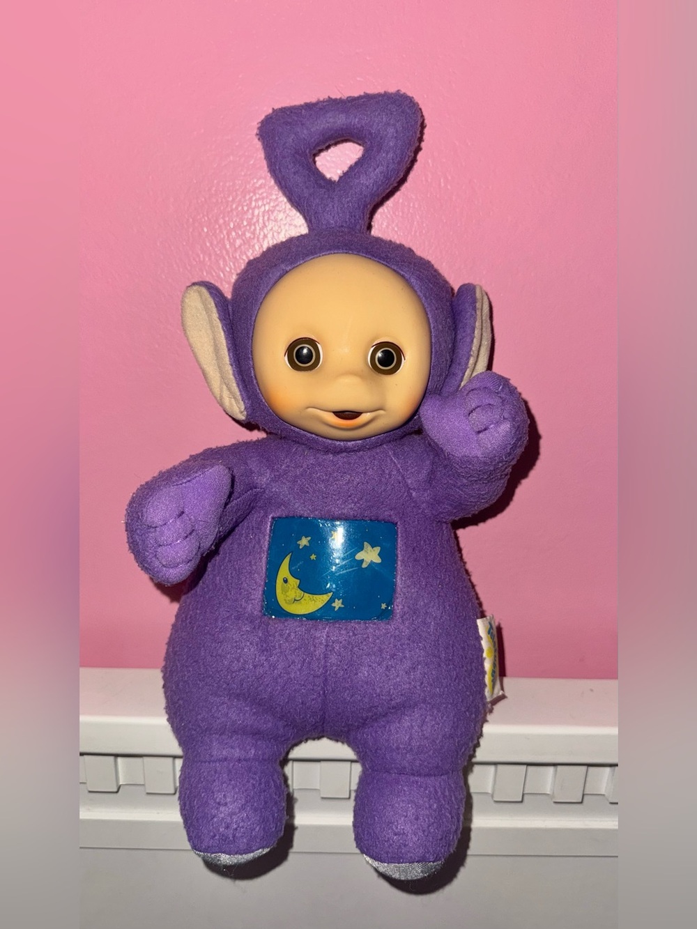 1998 Playskool Purple teletubby tinky winky plush y2k vintage